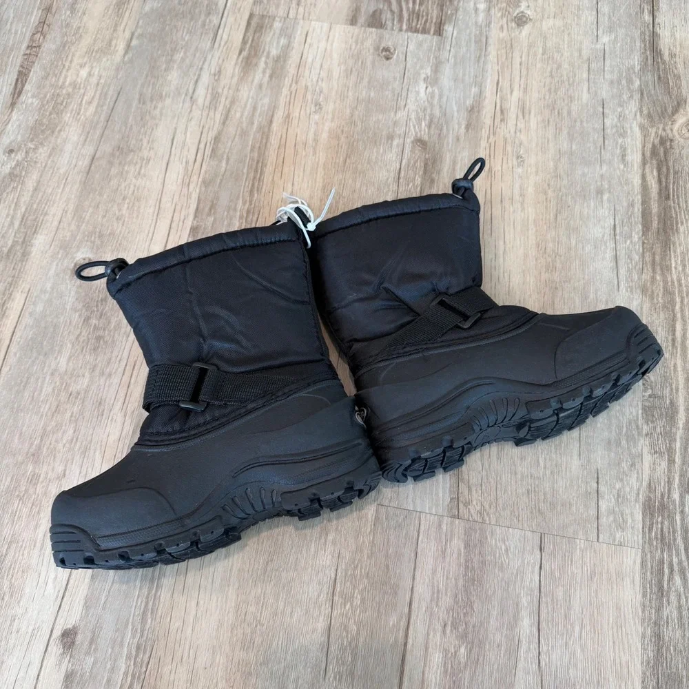 NWT Northside Kids Frosty Black Winter Snow Boots Thermolite Insulated Size‎ 10